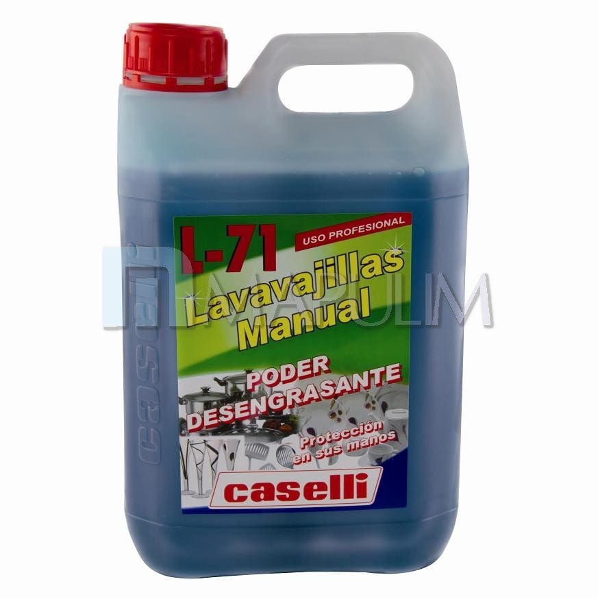 Detergente lavavajillas manual Caselli L-71 5L - MAPULIM