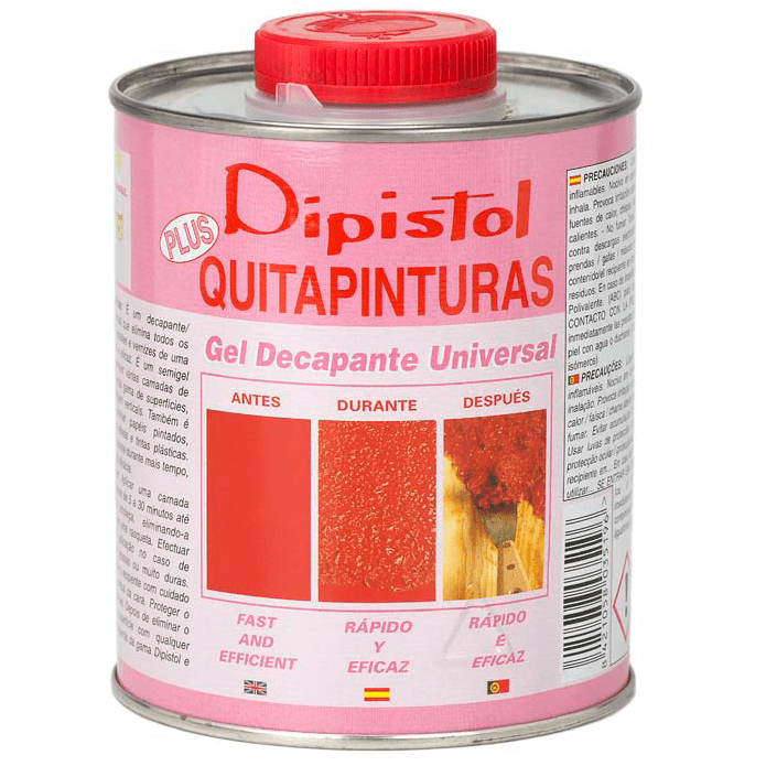Consulado Accesorios volverse loco Quitapinturas gel decapante universal Dipistol Plus - Mapulim