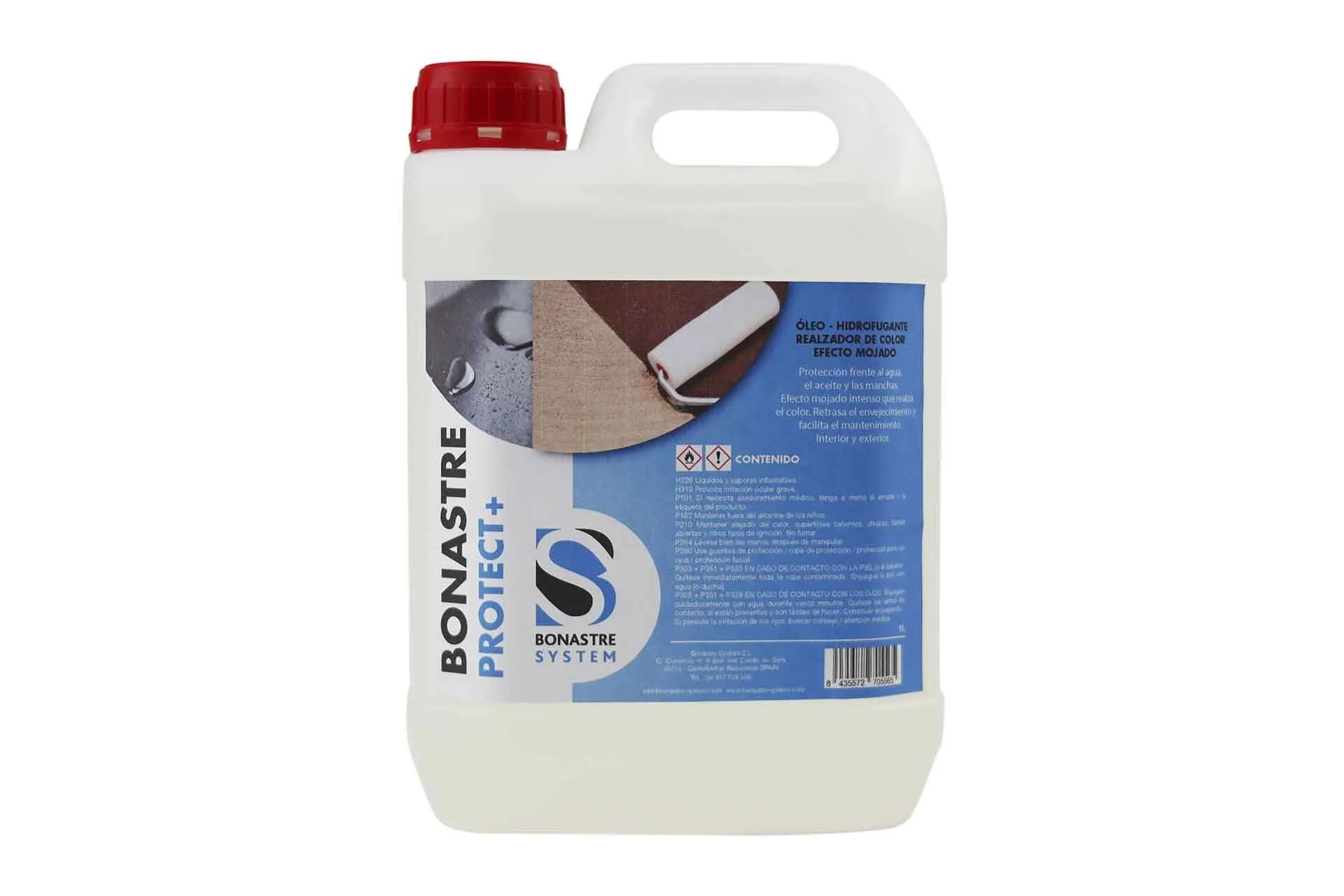 Oleo - hidrofugante realzador de color y brillo efecto mojado Bonastre Protect+ para piedra