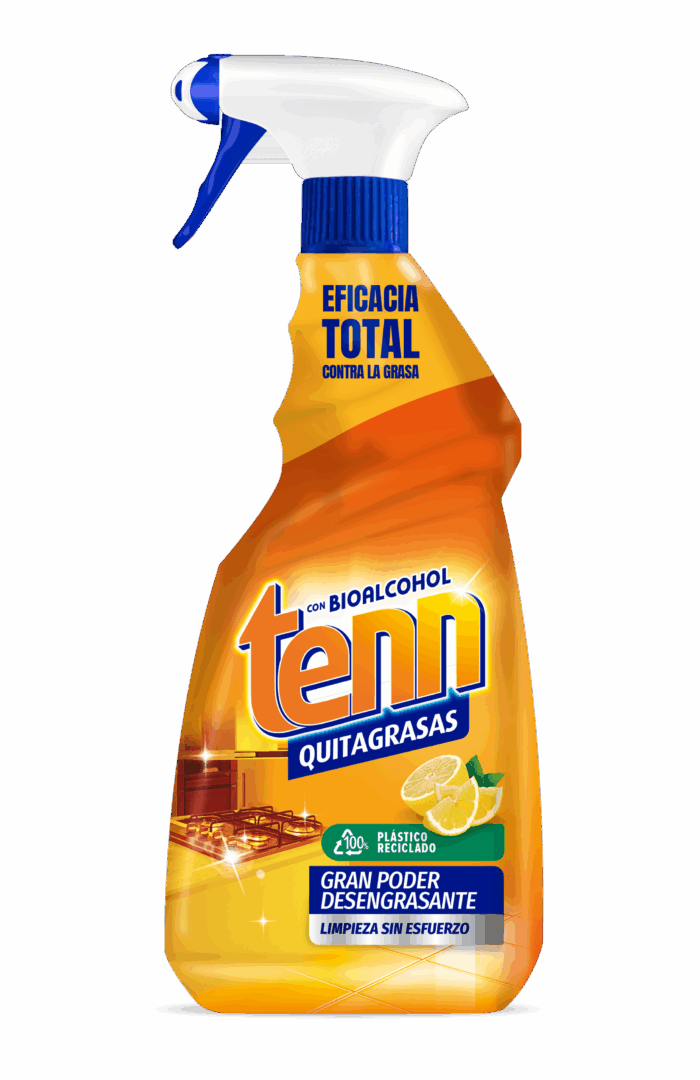Quitagrasas Tenn spray 750 ml. con bioalcohol